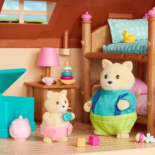 Li’l Woodzeez – Animal Figurines – Toy Cat – Collectible Figurines – Figurine Playset for Kids – 3+ Years– The Whiskerelli Cats thumbnail 6