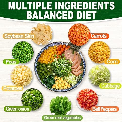 8oz Dried Ramen Toppings, 9 Dehydrated Vegetables for Instant Noodles & Miso Soup, Plant-Based Add-Ins for Chicken Soup, Veggie Salad & Vegan Ramen - Clean Label, Quick Prep thumbnail 2