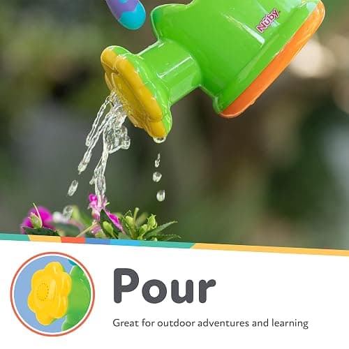 Nuby Watering Can Bath or Outdoor Toy for Toddlers and Kids - Spring and Summer Outside Play -18+ Months - Interactive and Fun Baby Bath Essentials thumbnail 4