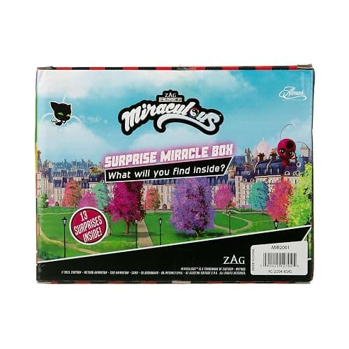 Miraculous 13pc Surprise Miracle Box -Zag Heroez Themed Ladybug and Cat | Noir Toys Surprise with Stickers For Kids, Treasure Prizes, Birthday Favors thumbnail 7