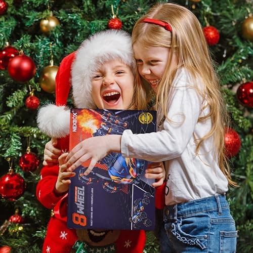 NEXBOX Cool 8 Wheels Hand Controlled RC Stunt Car Toys, Xmas Gifts and Birthday Presents for Kids, Gesture Sensing Remote Control Cars for Boys Age 6 7 8-10 11 12 Year Old thumbnail 7