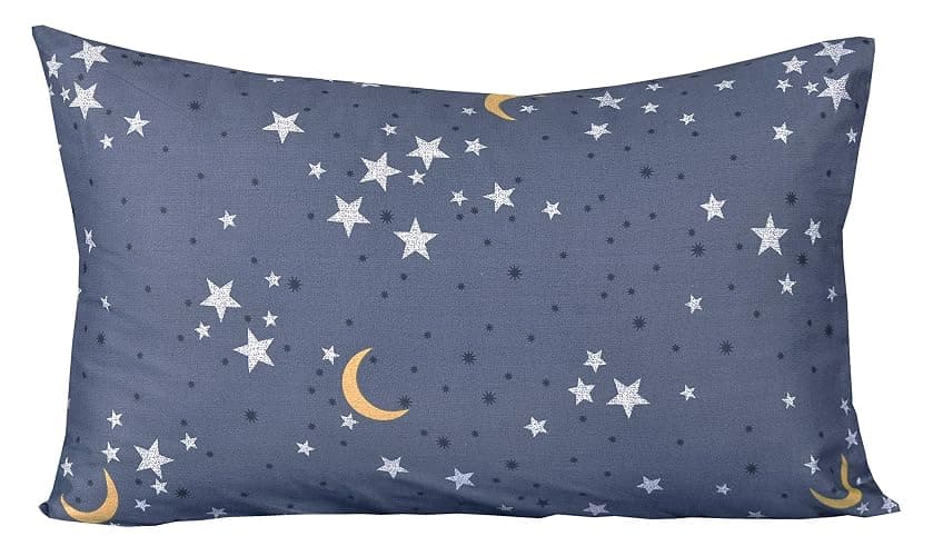 Scientific Sleep Moon & Stars Boys Girls 100% Cotton 3 Pcs Twin Bed Sheet Set Kids Toddler Teen, Flat Sheet & Fitted Sheet & Pillowcase Kids Bedding Set thumbnail 4