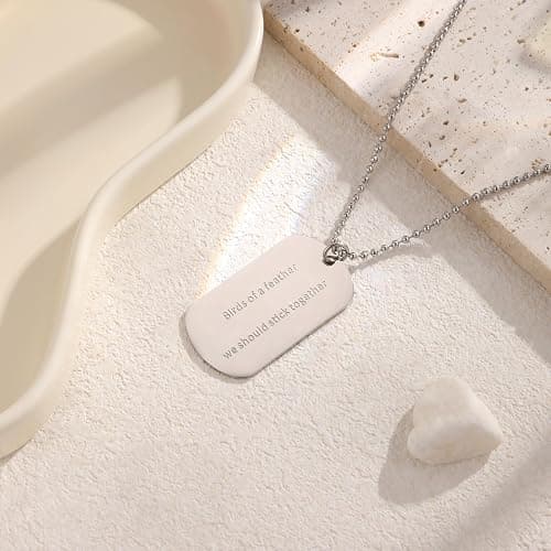 BOTVUG Birds of a Feather Necklace Singer Album Inspired Merch for Tour Concert Fans Gifts thumbnail 7