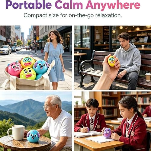 NEW Smushers Squishy, Curiosities Smushers Dog Face Swap Squishy,Cute Easy Squeezy Funny Face Squishy Stress Balls, Stress Relief Desk Accessory for Adults (Pink) thumbnail 5