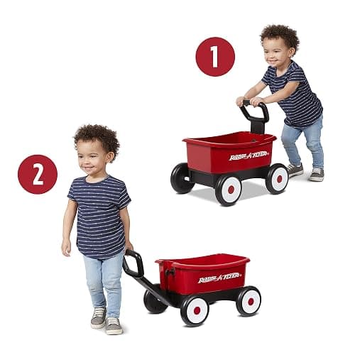 Radio Flyer Push & Pull Walker Wagon, 2-in-1 Wagon, Ages 1-4, Red Walker Toy - My 1st Wagon thumbnail 9
