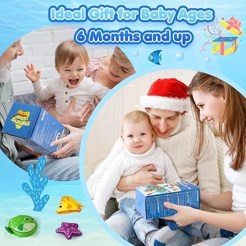 Montessori Toys for 1 Year Old - 17 in 1 Cloth Toddler Fishing Game with Stacking Cups Color Sorting, Baby Toy 12-18 Months One Year Old Boy Birthday Gift, Toddler Toys for 1 2 Year Old Boy Girl Gifts thumbnail 6