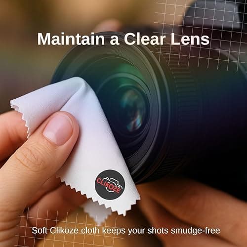Digital Camera Set Bundle with Kodak Pixpro FZ55 Black Compact Digital Camera, 32gb SD Card, and Clikoze Cleaning Cloth thumbnail 6