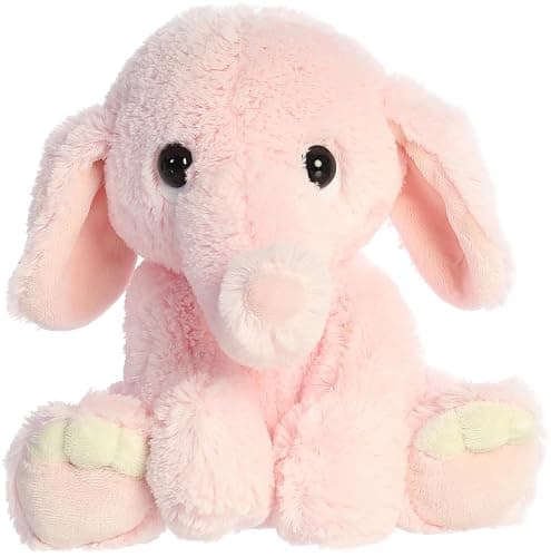 Aurora® Playful Lil Benny Phant™ Baby Stuffed Animal - Soft & Cuddly Toy - Imaginative Play - Pink 10 Inches thumbnail 3