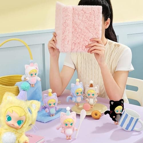POP MART Baby Molly Pocket Friends Series-Vinyl Plush Pendant Blind Box Figures, Random Design Action Figures Collectible Toys Home Decorations, Single Box thumbnail 2