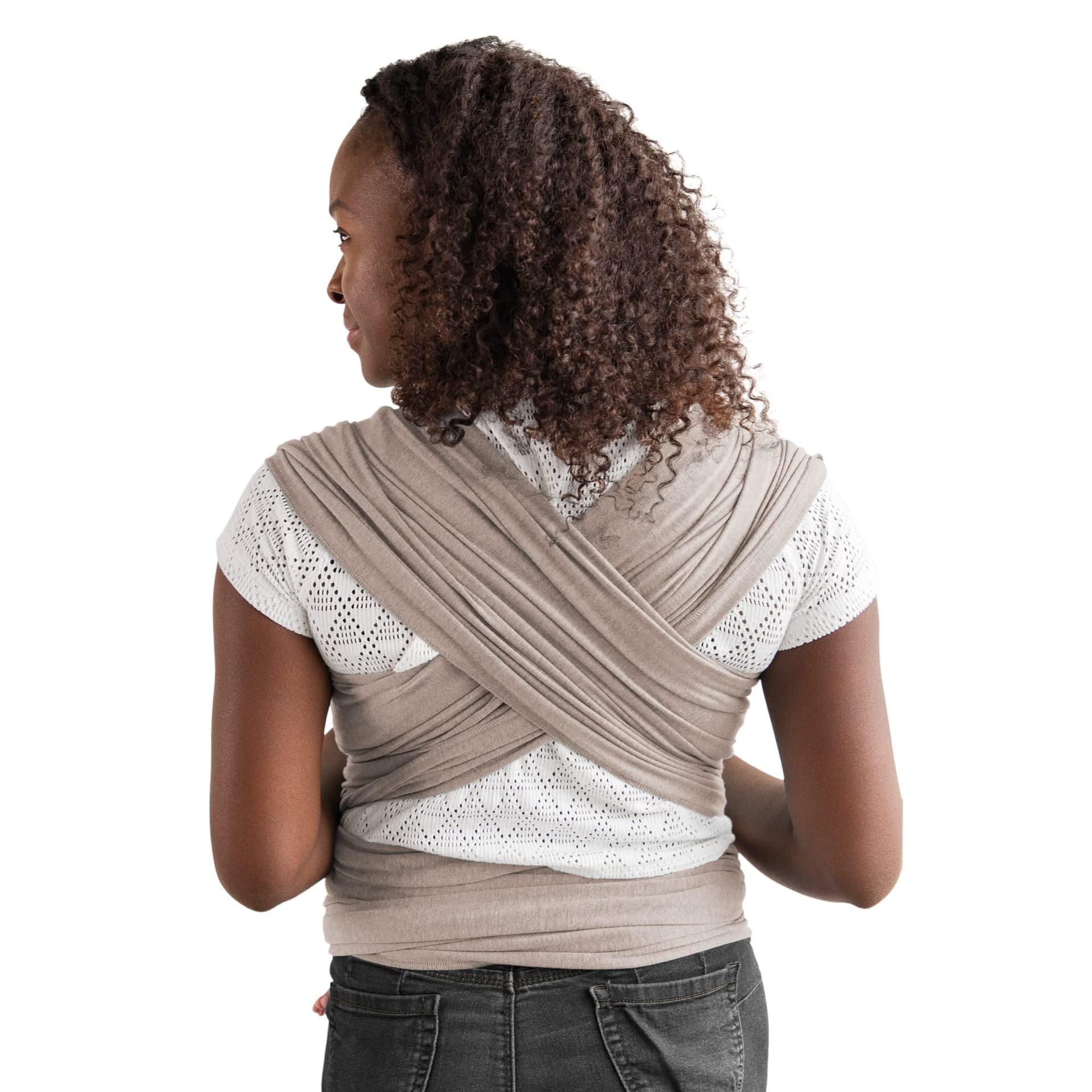 Moby Elements Wrap Carrier, Taupe - Taupe thumbnail 6