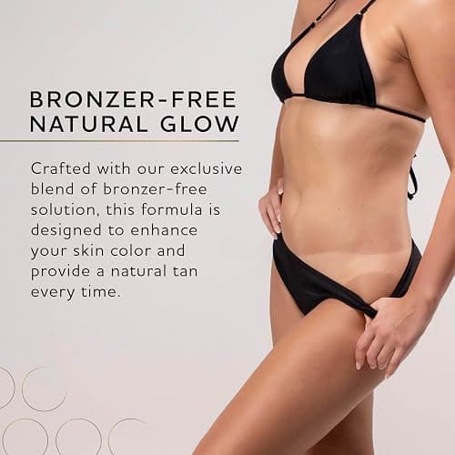 Norvell Premium Spray Tan Solution Clear Plus 1 liter – Professional Sunless Tanning Formula for Natural Bronze Glow, Streak Free, Fast Drying, Long Lasting Color thumbnail 6