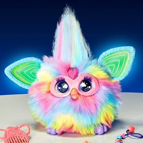 Furby Tie Dye Interactive Plush Toy - English Version, Batikfärbung thumbnail 6