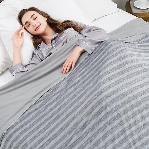 Guohaoi Cooling Blankets for Hot Sleepers,Arc-Chill Q-Max >0.5 Cool Fiber,100% Oeko-Tex Certified,Twin Full Size Lightweight Summer Cool Blanket for Travel/Outdoor Ultra Cold Breathable,60''x90'' - Image 1