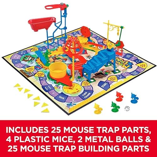 Hasbro Gaming Mouse Trap Kids Board Game, Family Board Games for Kids, Kids Games for 2-4 Players, Family Games, Kids Gifts, Ages 6 and Up (Amazon Exclusive) thumbnail 3