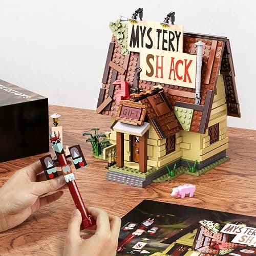 Gravity House Building Sets, Mystery Shack House Building Blocks Toy, Compatible with Lego, Collectible Buildable Fun Model Toys, Gift for 6+ Boys Girls Adults and Fans (965 PCS) thumbnail 7