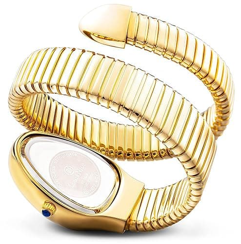 MASTOP Snake Face Watch for Women Snake Shape Face Women Watches Ladies Watches Waterproof Steel Dainty Dress Female Wrist Watches Relogio Feminino thumbnail 2