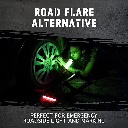 Emergency Glow Sticks with 12 Hours Duration, Individually Wrapped Industrial Grade Glowsticks for Survival Gear, Camping Lights, Power Outages and Military Use thumbnail 7