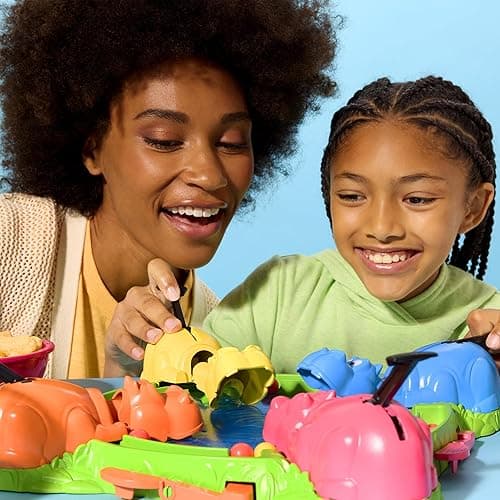 Hungry Hungry Hippos Game for Preschoolers | Instant Marble Relaunch, Easy Set-Up & Storage| Ages 4 and Up | 2 to 4 Players | Kids Games thumbnail 9