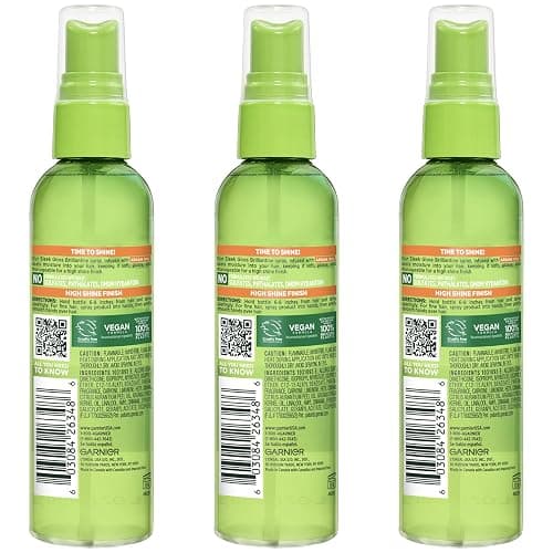 Garnier Fructis Style Brilliantine Shine Glossing Spray for High Shine Finish, Argan Oil, 3 Fl Oz, 3 Count (Packaging May Vary) thumbnail 10