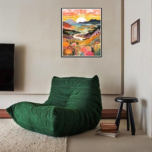 Hongyrjy Sunrise Diamond Painting,Landscape Diamond Art Kits Adults,5d Diamond Painting Kits for Adults,Landscape Gem Art Kits Adult and Crafts Home Decor 12x16inch thumbnail 7
