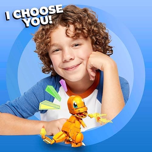 MEGA Pokémon Building Toys Set, Build & Show Charmander with 180 Pieces, 4 Inches Tall, for Kids thumbnail 3