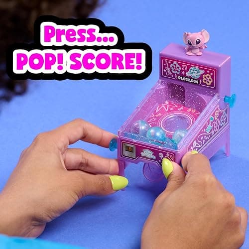 Disney Doorables Squish’Alots Poppin Pinball Game by Just Play | Mini Arcade Toy, 7 Surprises, 3 Micro Figures, Squish Figure, Mystery Pinball Theme, Capsules, Kids Toys, Ages 5+ thumbnail 4