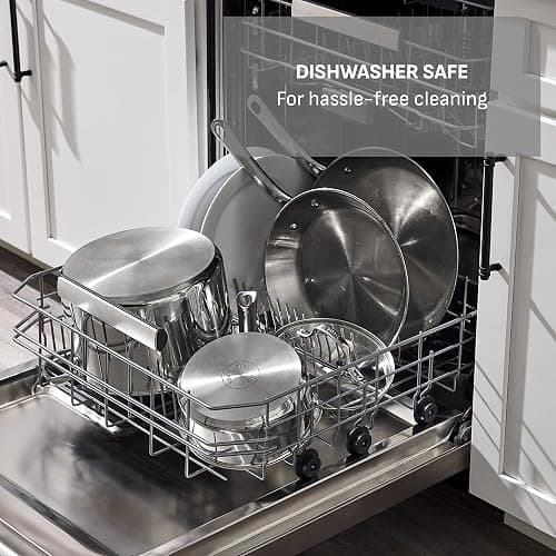 T-fal Gourmet 15-Piece Stainless Steel Pots and Pans Set, Induction Compatible thumbnail 9
