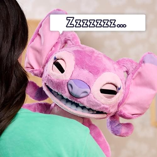 Disney Stitch Ultimate Angel Interactive 17" Plush Toy, 100+ Sounds & Reactions, Moves Like a Real-Life Angel, Toy for Fans, Girls, Boys, Kids 3 and Up by Just Play thumbnail 8