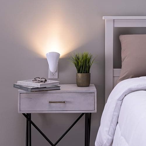 AURAGLOW Plugin GU10 Spotlight Uplighter Wall Sconce Wash Light Plug Socket Outlet Uplight Lamp - NO LED Bulb Included thumbnail 3
