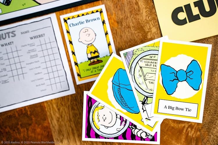 CLUE: Peanuts Board Game, Solve The Mystery of Linus's Missing Blanket with Charlie Brown, Snoopy, & Friends, Explore Iconic Locations Like Lucy’s Booth & Charlie’s House, Officially Licensed Game thumbnail 9