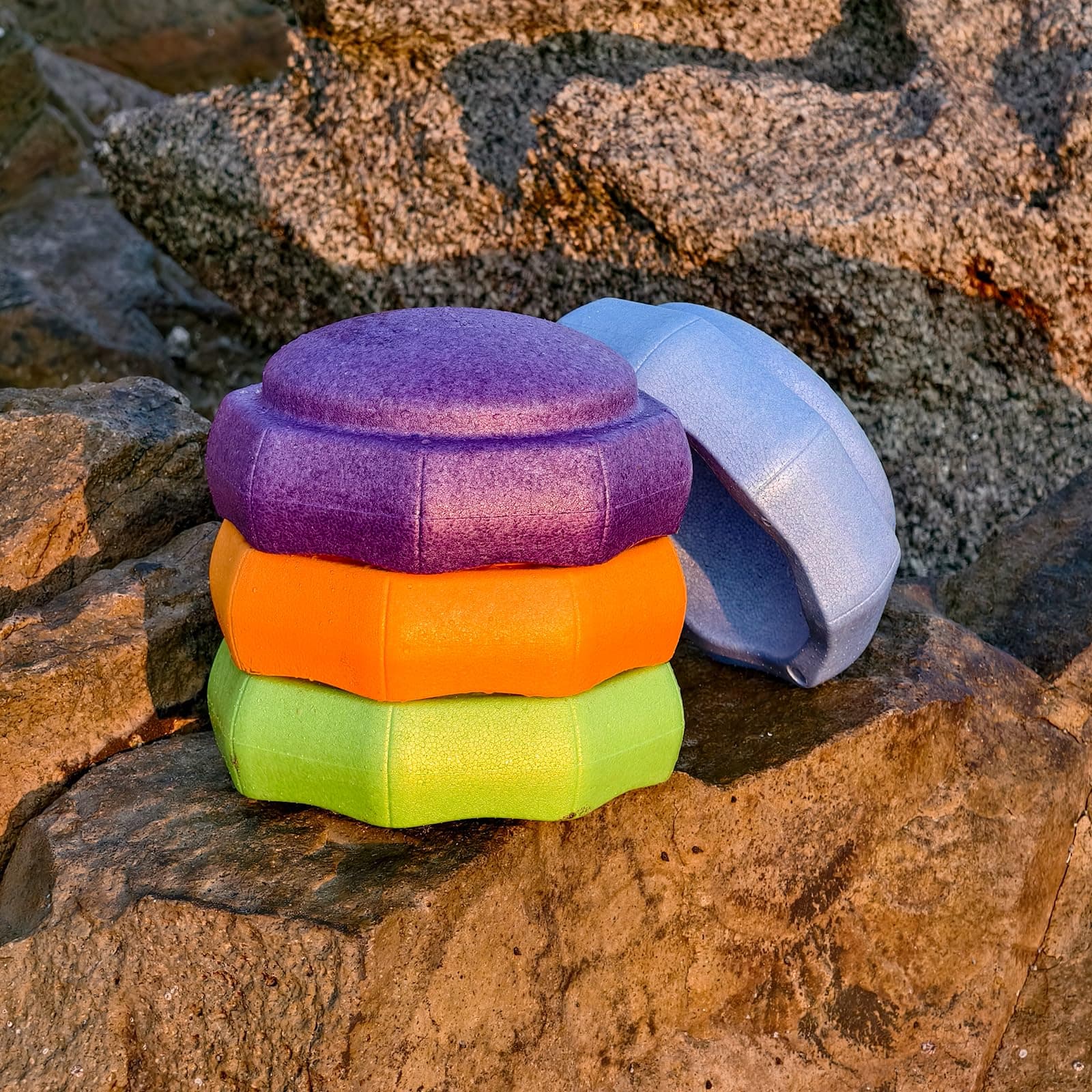 Stepping Stones for Kids – 6 pcs EPP Balance Sensory Kids Stepping Stones for Toddlers 1-3 for Indoor Outdoor Activity Promoting Toddler's Balance and Coordination Skills thumbnail 8