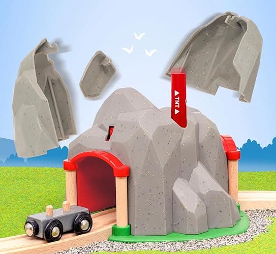 BRIO World – 36044 Exploding Tunnel | Toy Train Set for Kids Ages 3 Years and Up thumbnail 2