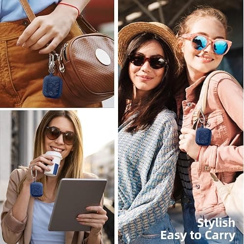 Lerobo for Airpods 4 Case Cover with Cleaner Kit, Cute Soft Silicone Skin Full Protective Case Cover with Keychain Compatible with Apple Airpods 4 Case 2024, Midnight Blue thumbnail 6