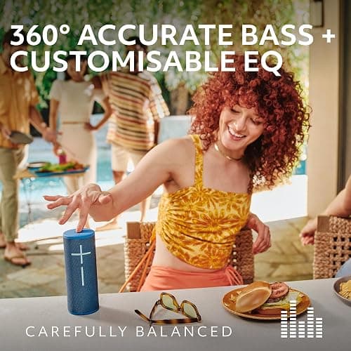 Ultimate Ears Boom 4 Portable Waterproof Bluetooth Speaker with 360-Degree, Bold, Immersive, Crystal-Clear Sound, Floating Speaker with 15-Hour Battery and 147ft (45m) Range - Lilac thumbnail 2