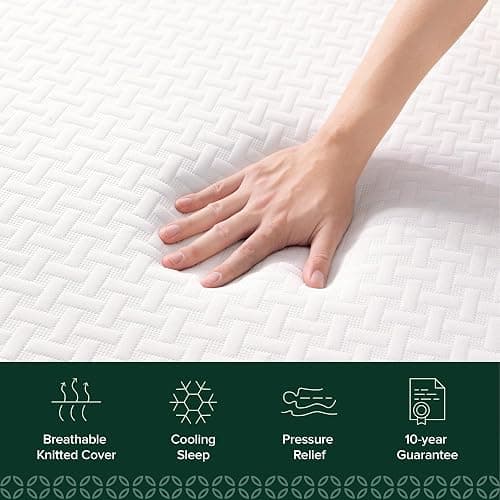 Zinus 5 Inch Twin Cooling Essential Memory Foam Mattress [NewVersion], Fiberglass Free, Medium Feel, Breathable Cooling Layers, Certified Safe Materials thumbnail 6