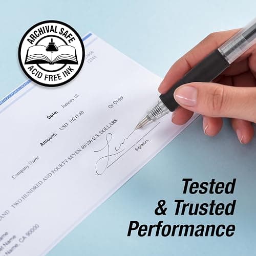 PILOT G2 Premium Rolling Ball Gel Pens, 1.0 mm, Black Ink, 2-Pack thumbnail 6