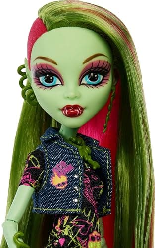 Monster High Boo-riginal Creeproduction Doll, Venus McFlytrap Collectible Reproduction with Doll Stand, Diary, and Pet Chewlian thumbnail 4