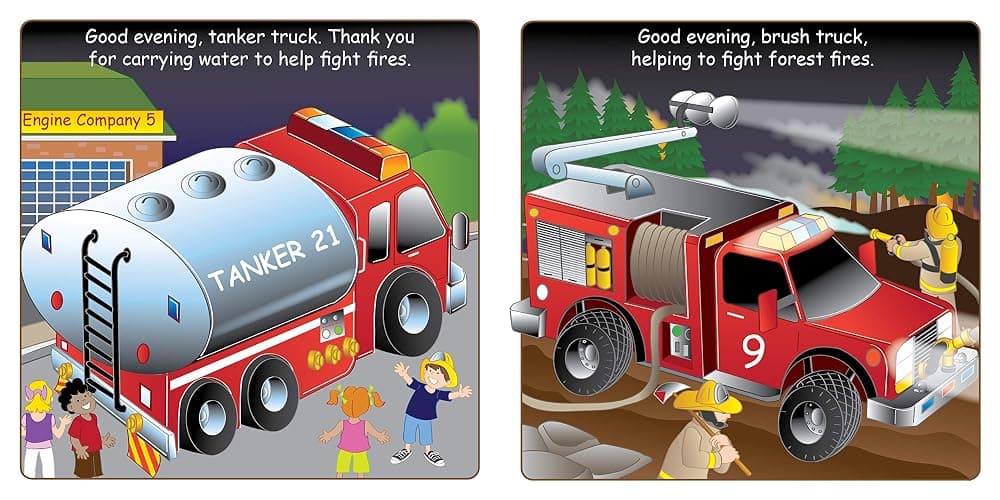 Good Night Fire Engines (Good Night Our World) thumbnail 4