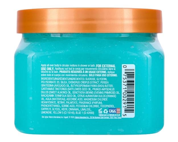 Tree Hut Blue Lagoon Shea Sugar Scrub, Exfoliating, Hydrating & Moisturizing Body Scrub with Shea Butter & Nourishing Essential Oils, Smooth & Soften Skin, 18 oz thumbnail 4