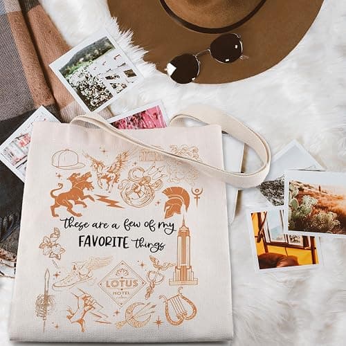 ENSIANTH Movie Inspired Tote Bag PJO Movie Merch Fan Gift Long Island Sound Shoulder Bag Greek Mythology Gift (pjo thing bag) thumbnail 4