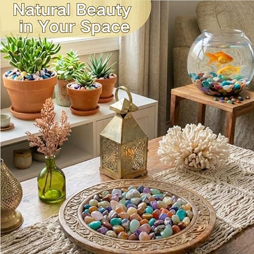 132PCS Multicolor Healing Crystals Gem Stones,0.4inch Polished Crystal Chip | 18 Types Natural Gemstones rocks,Crystals and Healing Stones for Jewelry Making,Reiki,Meditation,Witchcraft,Craft&Home Decor thumbnail 6