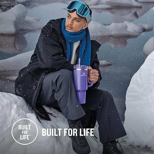 STANLEY Quencher H2.0 Flowstate Tumbler 1.2L - Cold for 11 Hours - Iced for 48 Hours - Metal Water Bottle with Straw, Handle and Lid - Dishwasher Safe - Travel Mug for Cold Drinks thumbnail 6