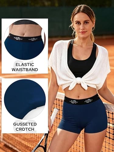 CADMUS Women's Spandex Volleyball Shorts 3" Compression Pro Shorts thumbnail 7