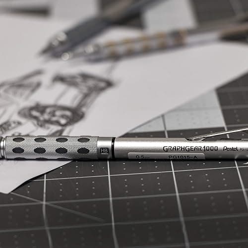 Pentel GraphGear 1000 Mechanical Pencil, (0.5mm) Point Size, Black Barrel, 1 Each (PG1015A) thumbnail 9