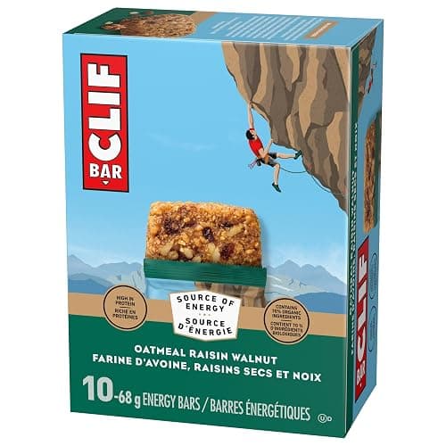 CLIF BAR Energy Bars, Oatmeal Raisin Walnut, Granola Bar, High in Protein, Contains 70% Organic Ingredients, 680 g (Pack of 10) thumbnail 8