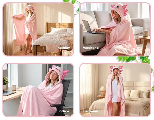 LABULA Wearable Blanket Hoodie for Women Men Cozy Flannel Blanket thumbnail 6