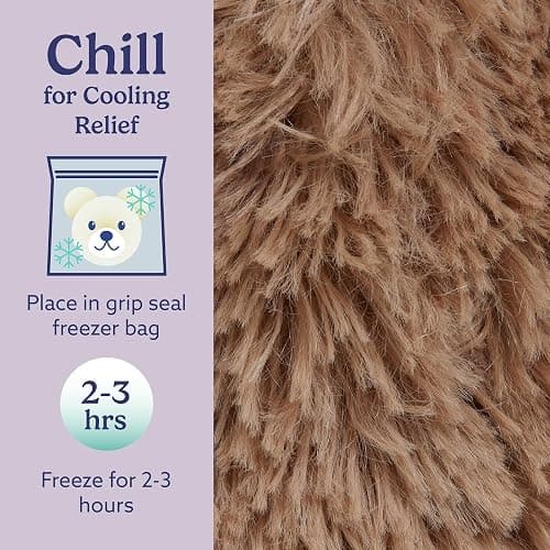 warmies Junior Microwavable & Weighted Stuffed Animals, Sloth - Heated Stuffed Animal Plushie for Warmth & Comfort - Cute Soft Plush Toys for Adults & Children (Boys, Girls, Babies & Toddlers) thumbnail 5