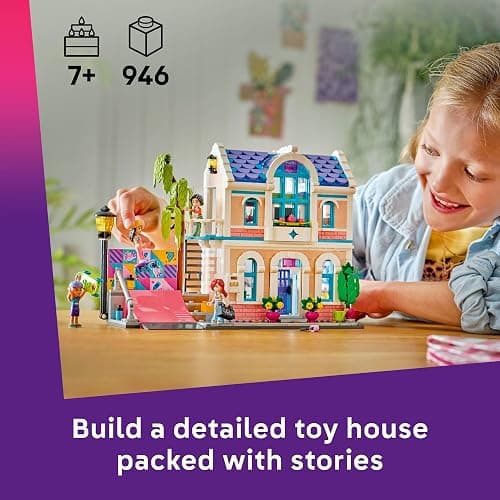 LEGO Friends Liann’s Family House Building Toy for Girls & Boys - Pretend Play Set for Kids, Ages 7+ - W/4 Minidolls, 2 Toy Pet Figures, & Doll House Accessories - Gift Idea for Birthdays - 42687 thumbnail 2