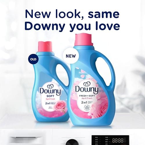 Downy Liquid Fabric Softener, April Fresh 2-in-1 Fresh & Soft, 140 Fl Oz, 190 Loads, Fabric Conditioner For Freshness And Softness thumbnail 8