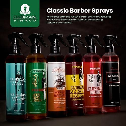 Clubman Reserve Whiskey Woods After Shave Spray - Aftershave for Men, Long-Lasting Fragrance, 16 fl oz thumbnail 6
